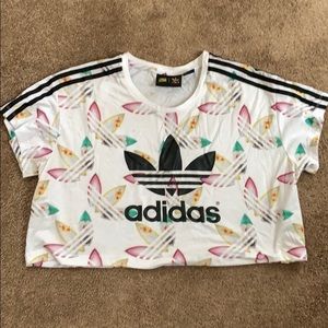 Adidas Pharrell Williams cropped T-shirt